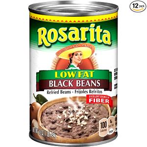 1/2 cup (113 g) No Fat Refried Black Beans