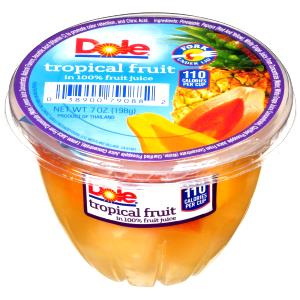 1/2 cup (113 g) Tropical Fruit in 100% Fruit Juices