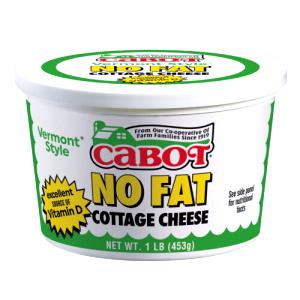 1/2 cup (113 g) Vermont Style No Fat Cottage Cheese