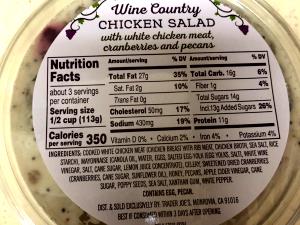 1/2 cup (113 g) Wine Country Chicken Salad