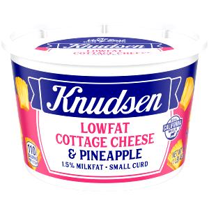 1/2 cup (114 g) 1% Milkfat Low Fat Cottage Cheese with Pineapple