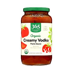 1/2 cup (118 g) Organic Creamy Vodka Pasta Sauce