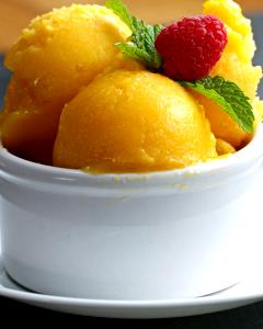 1/2 cup (118 ml) Mango Sorbetto
