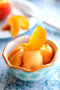1/2 cup (118 ml) Peach Sorbet