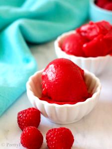 1/2 cup (118 ml) Raspberry Sorbet
