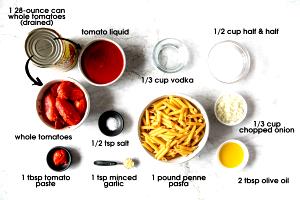 1/2 cup (120 g) Select Vodka Pasta Sauce