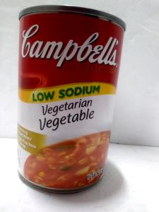 1/2 cup (120 ml) Low Sodium Vegetarian Vegetable Soup
