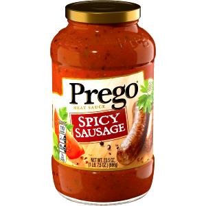 1/2 cup (120 ml) Spicy Sausage Pasta Sauce