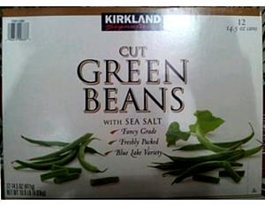1/2 cup (121 g) Cut Green Beans with Sea Salt