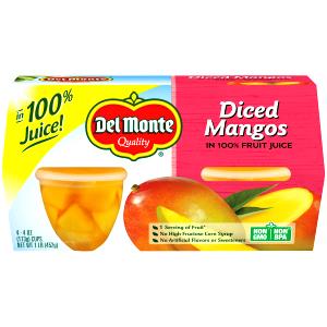 1/2 cup (121 g) Diced Mangos in Water