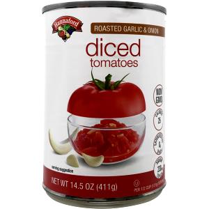 1/2 cup (121 g) Diced Tomatoes with Roasted Garlic and Onion