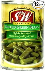 1/2 cup (121 g) Dill Green Beans