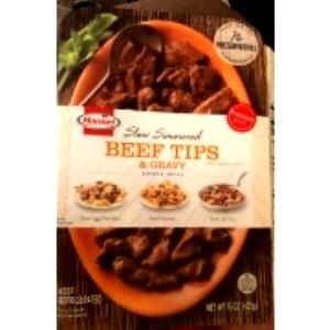 1/2 cup (121 g) Slow Simmered Beef Tips & Gravy