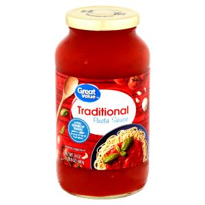 1/2 cup (121 g) Traditional Pasta Sauce