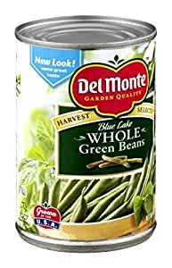1/2 cup (121 g) Whole Green Beans (Canned)