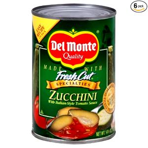 1/2 cup (121 g) Zucchini with Italian Style Tomato Sauce