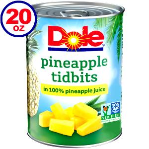 1/2 cup (122 g) Crushed Pineapple in Pineapple Juice