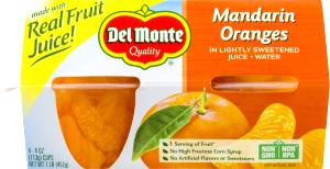 1/2 cup (122 g) Mandarin Oranges in Lightly Sweetened Fruit Juice