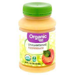 1/2 cup (122 g) Organic Unsweetened Apple Sauce