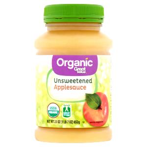 1/2 cup (122 g) Organic Unsweetened Applesauce