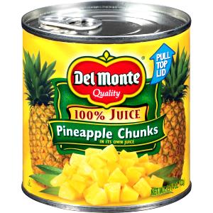 1/2 cup (122 g) Pineapple Chunks in It