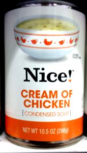 1/2 cup (123 g) Cream of Chicken Condensed Soup