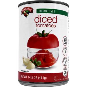 1/2 cup (123 g) Diced Tomatoes Italian Style