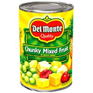 1/2 cup (124 g) 100% Juice Chunky Mixed Fruit