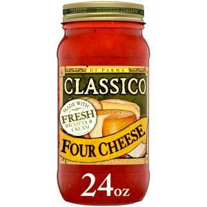 1/2 cup (124 g) Four Cheese Pasta Sauce