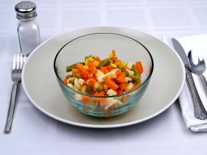 1/2 cup (124 g) Mixed Vegetables
