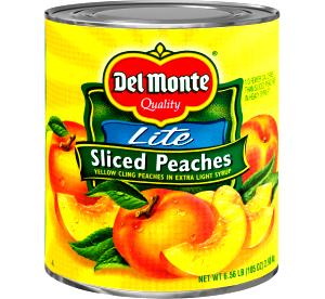 1/2 cup (124 g) Sliced Lite Yellow Cling Peaches in Extra Light Syrup
