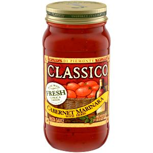 1/2 cup (125 g) Cabernet Marinara Pasta Sauce