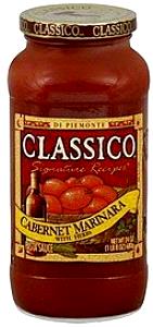 1/2 cup (125 g) Cabernet Marinara With Herbs Pasta Sauce
