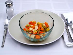 1/2 cup (125 g) Canned Mixed Vegetables
