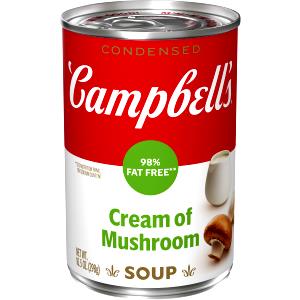 1/2 cup (125 g) Cream of Mushroom Soup Condensed