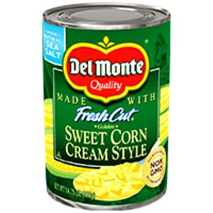 1/2 cup (125 g) Cream Style Golden Corn