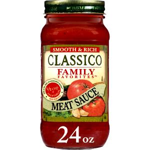 1/2 cup (125 g) Family Favorites Meat Sauce