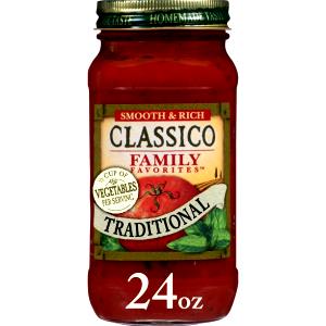 1/2 cup (125 g) Family Favorites Parmesan & Romano