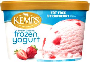 1/2 cup (125 g) Fat Free Strawberry Frozen Yogourt