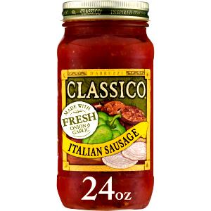 1/2 cup (125 g) Italian Sausage Pasta Sauce