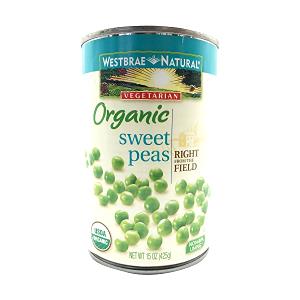 1/2 cup (125 g) Organic Sweet Peas
