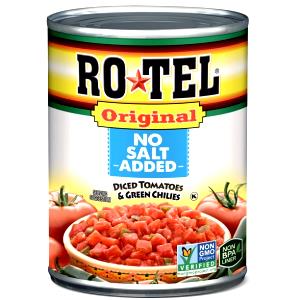 1/2 cup (125 g) Original Diced Tomatoes & Green Chilies No Salt Added