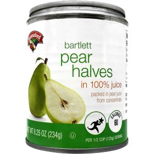 1/2 cup (125 g) Pear Halves