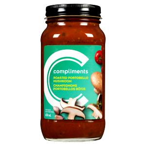 1/2 cup (125 g) Portobello Mushroom Pasta Sauce