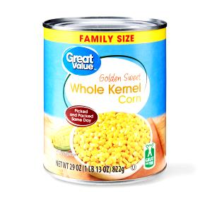 1/2 cup (125 g) Premium Golden Sweet Whole Kernel Corn