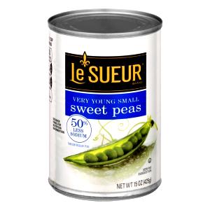 1/2 cup (125 g) Small Very Young Peas