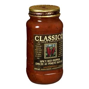 1/2 cup (125 g) Spicy Red Pepper Pasta Sauce