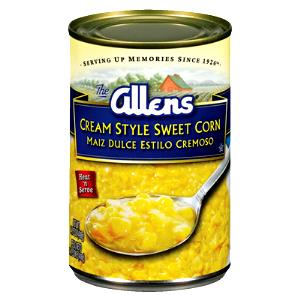 1/2 cup (125 g) Sweet Corn Cream Style