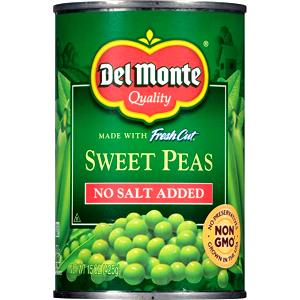 1/2 cup (125 g) Sweet Peas No Salt Added