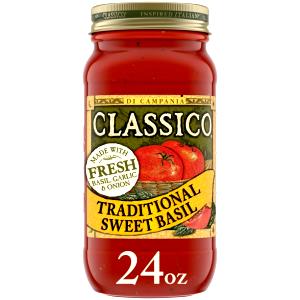 1/2 cup (125 g) Traditional Sweet Basil Pasta Sauce